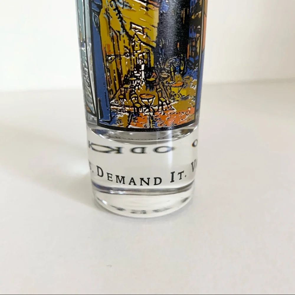 NWOT Van Gogh vodka shot glass